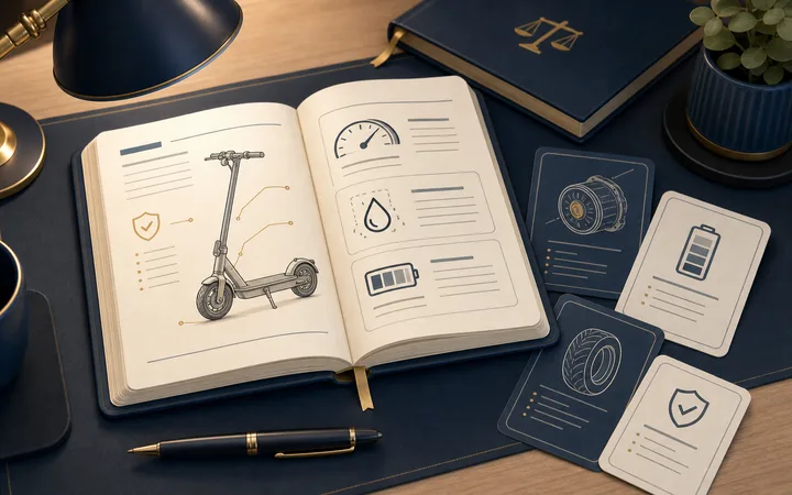 E-Scooter-Ratgeberkarte zum Glossar